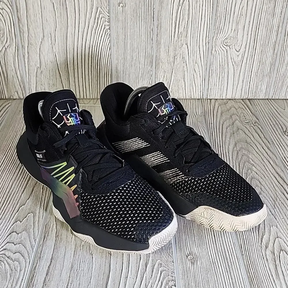 Adidas D.O.N. Issue 1 Rainbow Spider-Man Sneakers, Men's 7